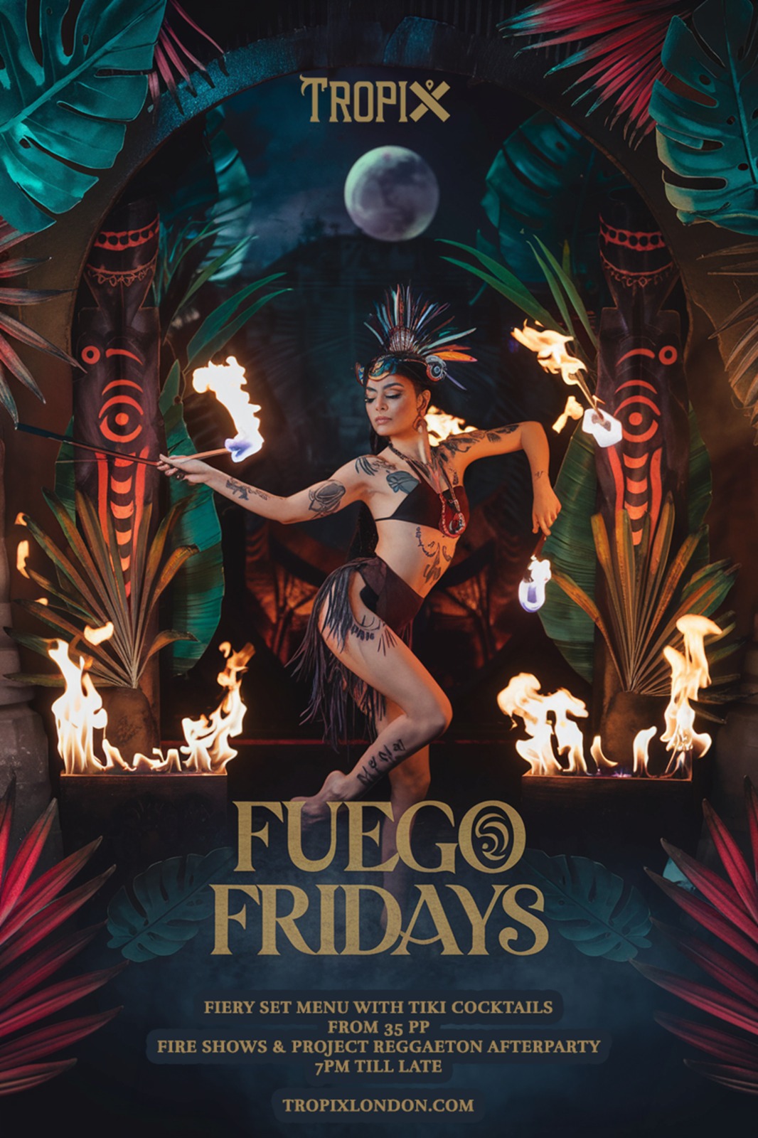 fuego friday at tropix friday night event
